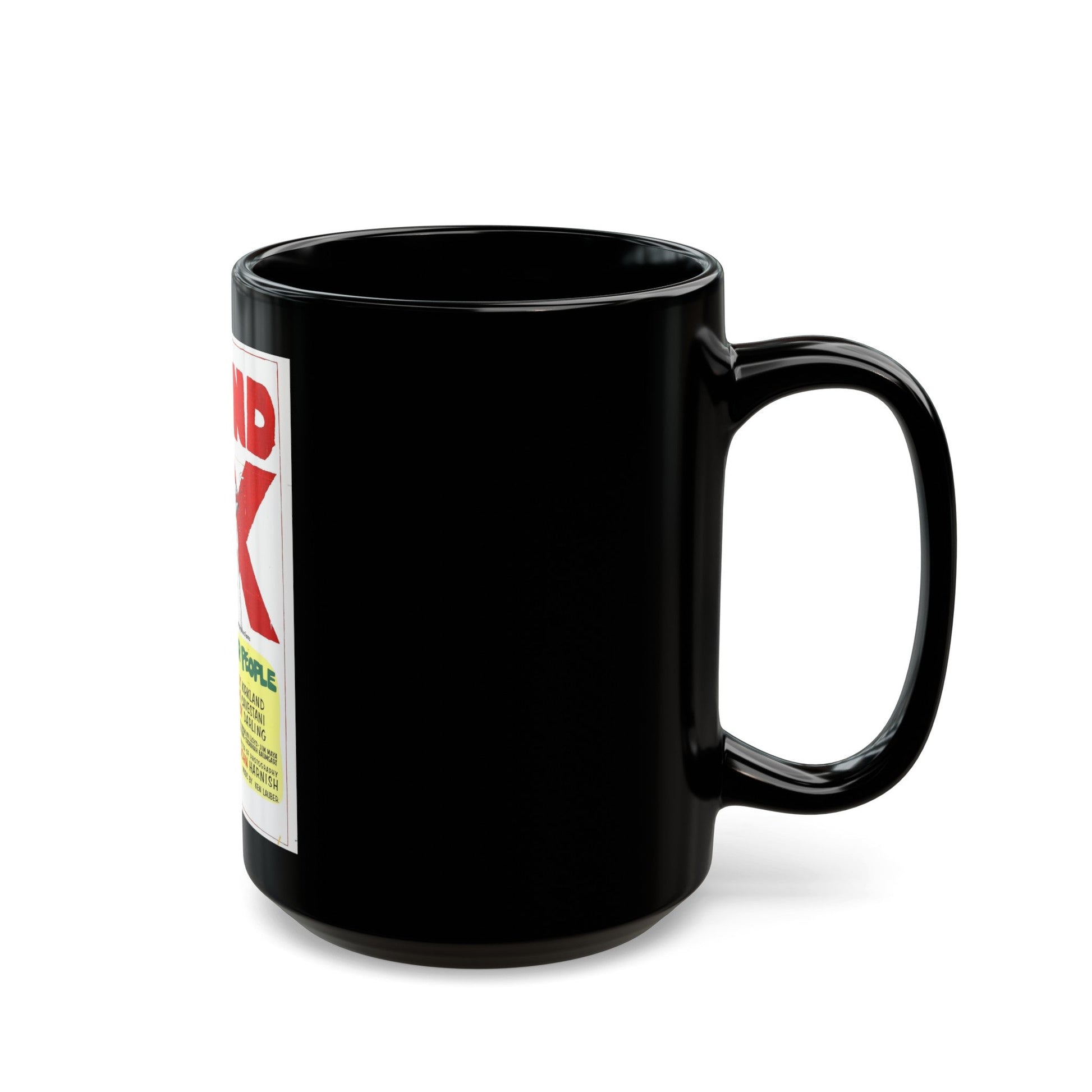 BRAND X 1970 Movie Poster - Black Coffee Mug-The Sticker Space