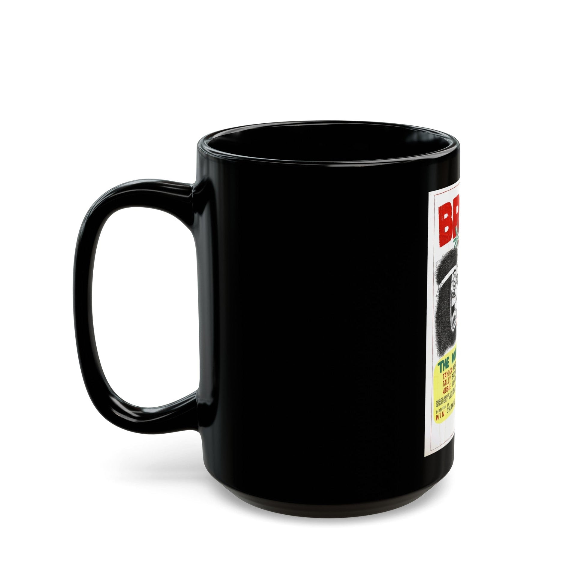 BRAND X 1970 Movie Poster - Black Coffee Mug-The Sticker Space