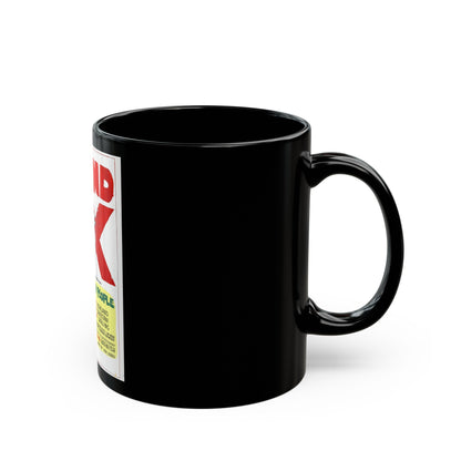 BRAND X 1970 Movie Poster - Black Coffee Mug-The Sticker Space