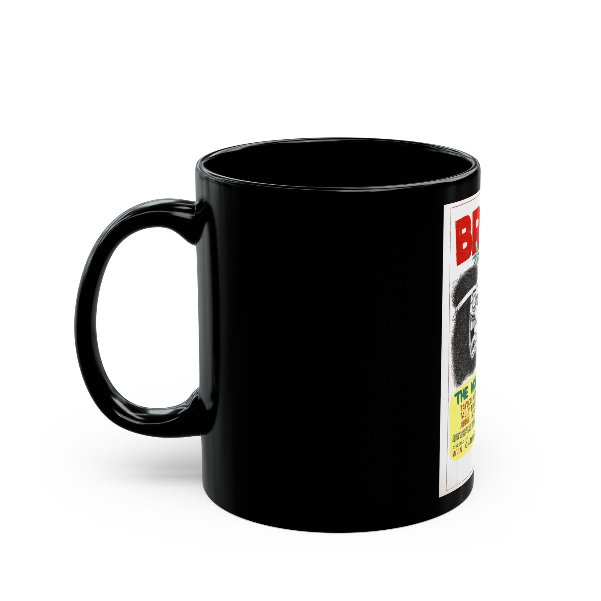 BRAND X 1970 Movie Poster - Black Coffee Mug-The Sticker Space