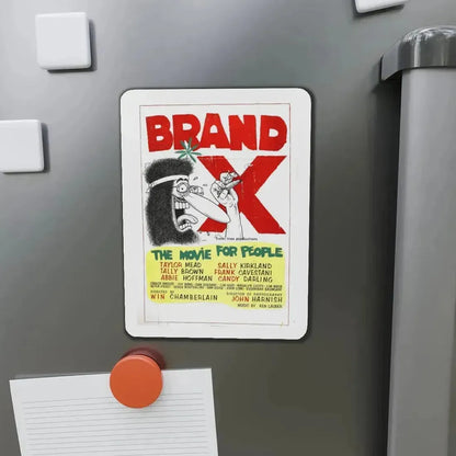 BRAND X 1970 Movie Poster - Refrigerator Magnet - The Sticker Space