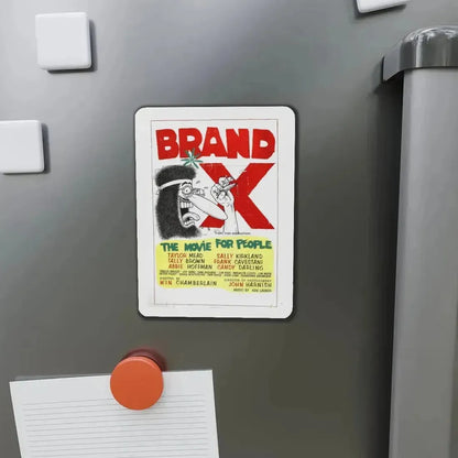 BRAND X 1970 Movie Poster - Refrigerator Magnet - The Sticker Space