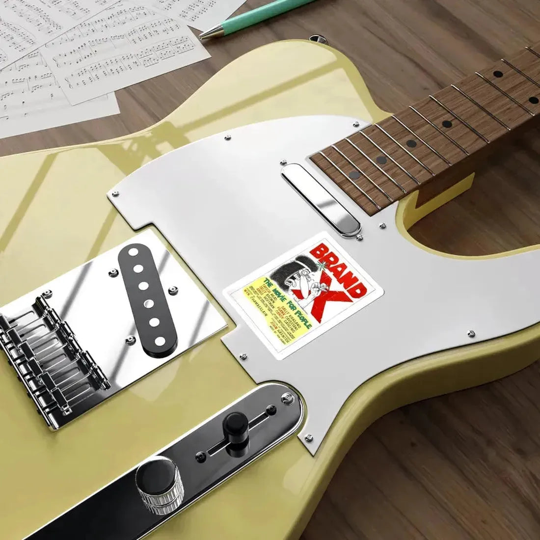 BRAND X 1970 Movie Poster STICKER Vinyl Die-Cut Decal - The Sticker Space