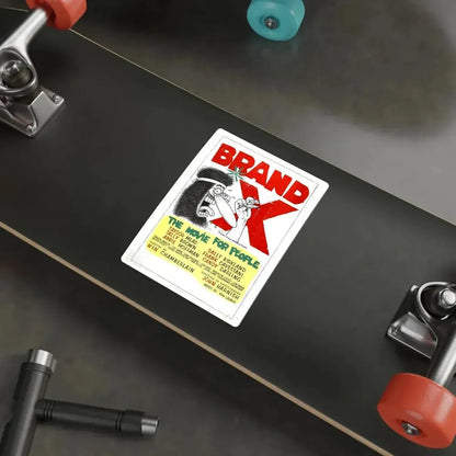 BRAND X 1970 Movie Poster STICKER Vinyl Die-Cut Decal - The Sticker Space