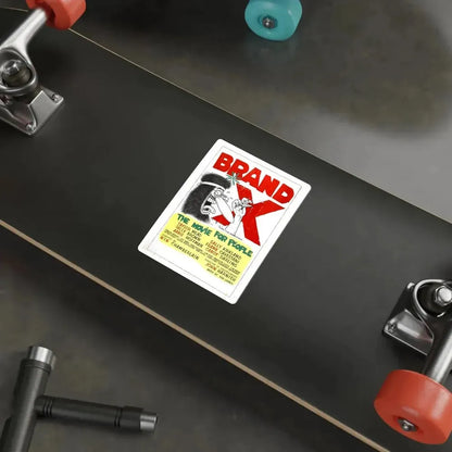 BRAND X 1970 Movie Poster STICKER Vinyl Die-Cut Decal - The Sticker Space