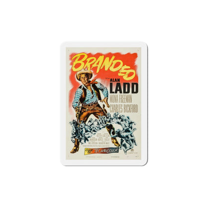 Branded 1950 Movie Poster Die-Cut Magnet-6 Inch-The Sticker Space