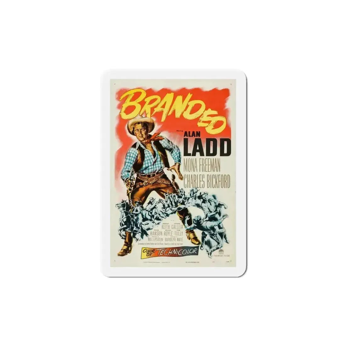 Branded 1950 Movie Poster Refrigerator Magnet - The Sticker Space
