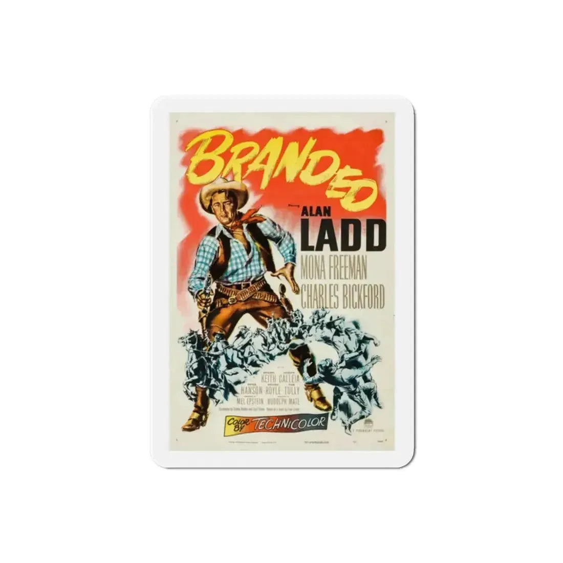 Branded 1950 Movie Poster Refrigerator Magnet - The Sticker Space