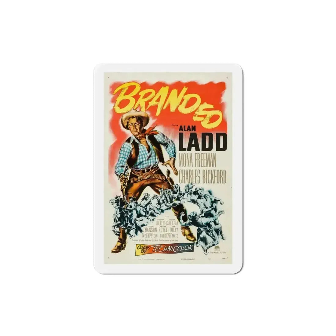 Branded 1950 Movie Poster Refrigerator Magnet - The Sticker Space