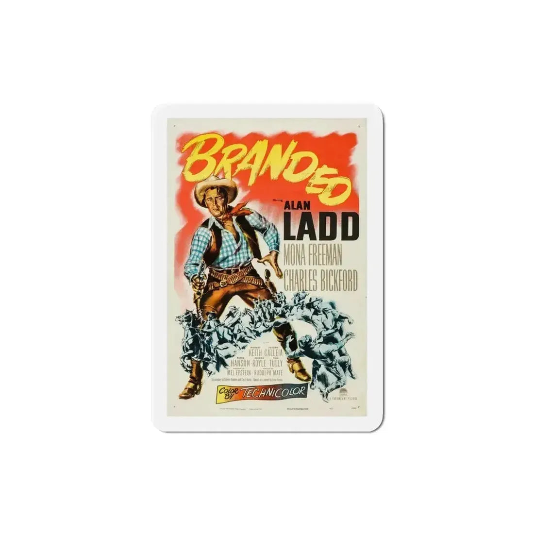 Branded 1950 Movie Poster Refrigerator Magnet - The Sticker Space