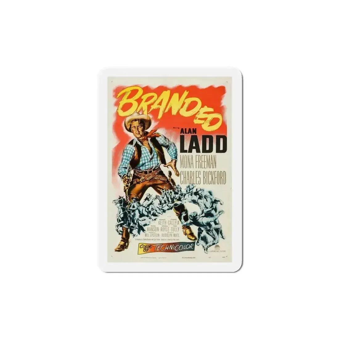 Branded 1950 Movie Poster Refrigerator Magnet - The Sticker Space