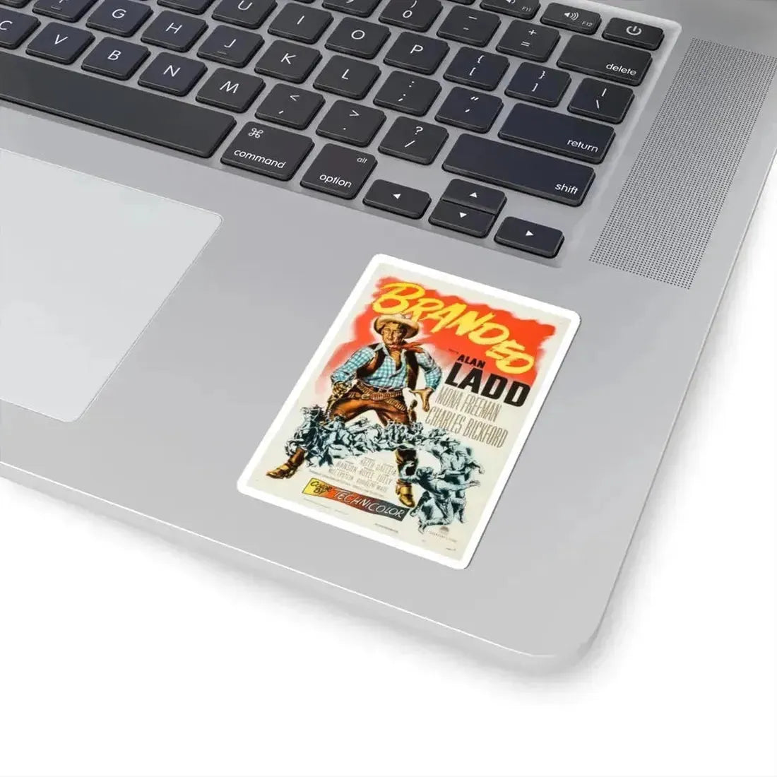 Branded 1950 Movie Poster - STICKER Vinyl Kiss-Cut Decal - The Sticker Space