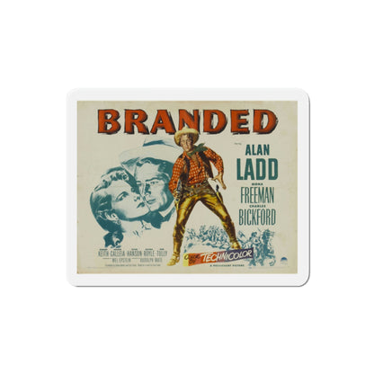 Branded 1950 v2 Movie Poster Die-Cut Magnet-2 Inch-The Sticker Space