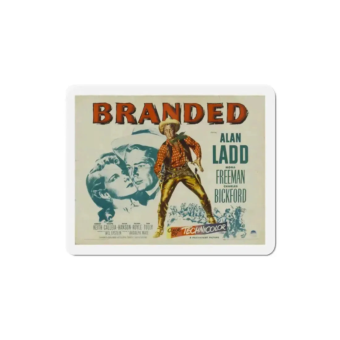 Branded 1950 v2 Movie Poster Refrigerator Magnet 3 Inch - The Sticker Space