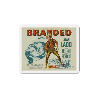 Branded 1950 v2 Movie Poster Refrigerator Magnet 3 Inch - The Sticker Space