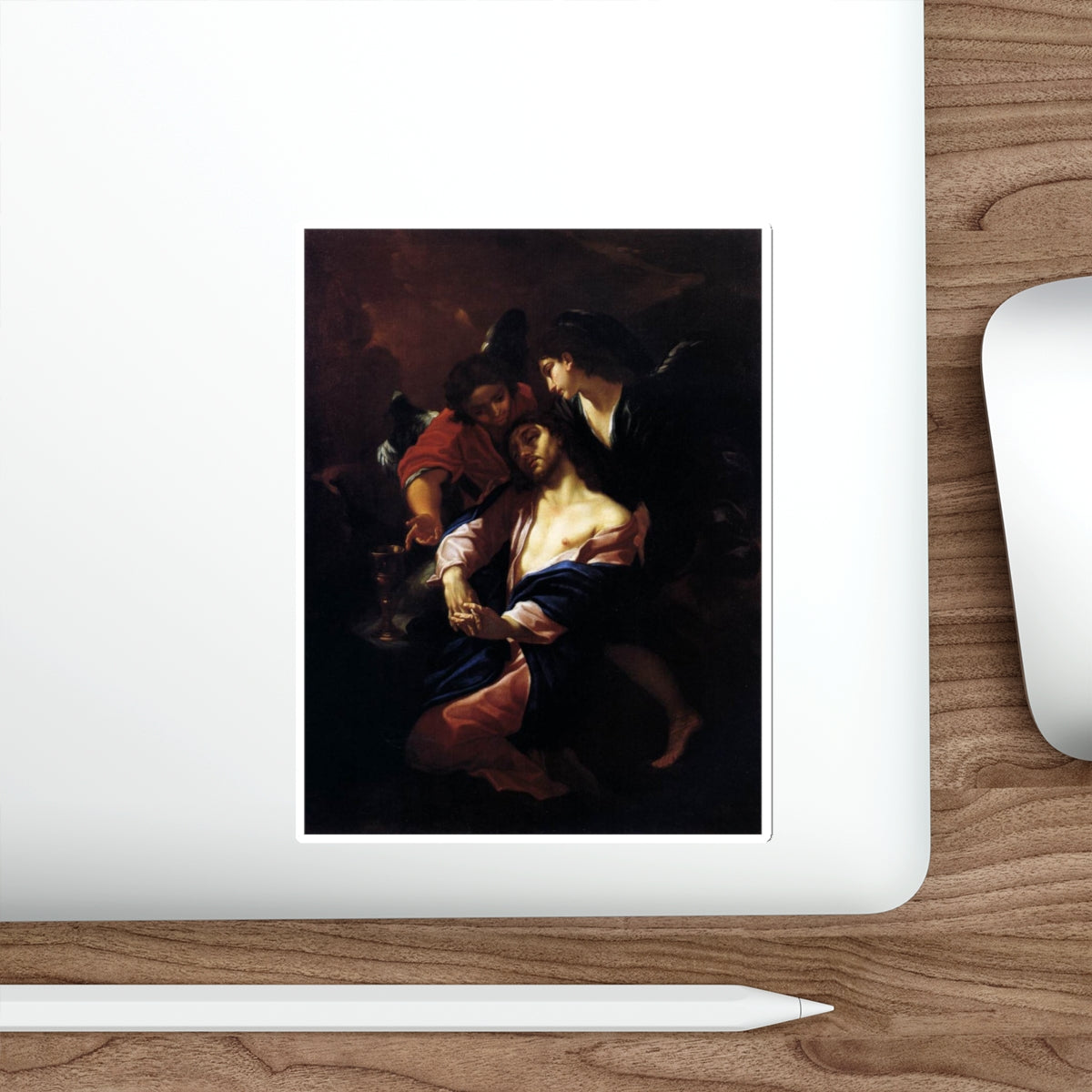 BRANDI, Giacinto - Christ in the Garden of Gethsemane (Artwork) STICKER Vinyl Die-Cut Decal-The Sticker Space