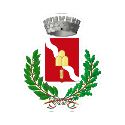 Brandico-Stemma (Italy) (Coat of Arms) STICKER Vinyl Kiss-Cut Decal 2 Inch White - The Sticker Space