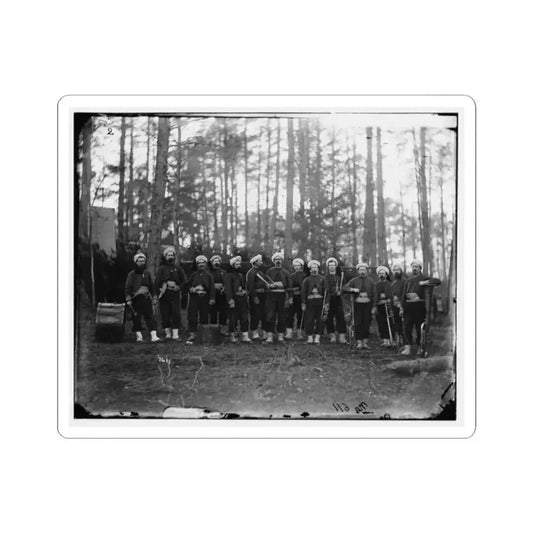 Brandy Station, Va. Band of the 114Th Pennsylvania Infantry (Zouaves) (U.S. Civil War) STICKER Vinyl Kiss-Cut Decal 2 Inch White - The Sticker Space