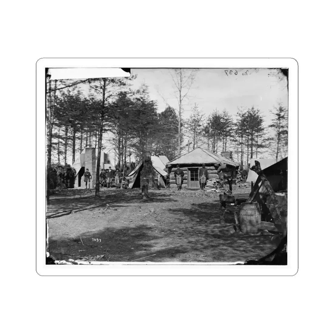 Brandy Station, Va. Headquarters of 1St Brigade, Horse Artillery (U.S. Civil War) STICKER Vinyl Kiss-Cut Decal 4 Inch White - The Sticker Space