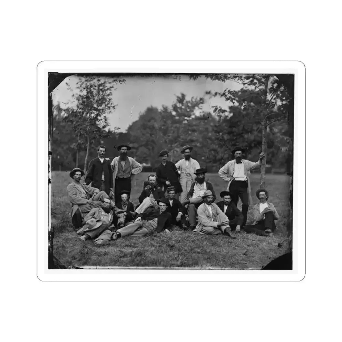 Brandy Station, Va. Scouts and Guides of the Army of the Potomac 001 (U.S. Civil War) STICKER Vinyl Kiss-Cut Decal 3 Inch White - The Sticker Space