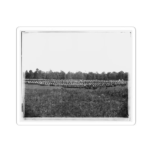 Brandy Station, Va., Vicinity. Large Wagon Park (U.S. Civil War) STICKER Vinyl Kiss-Cut Decal 2 Inch White - The Sticker Space