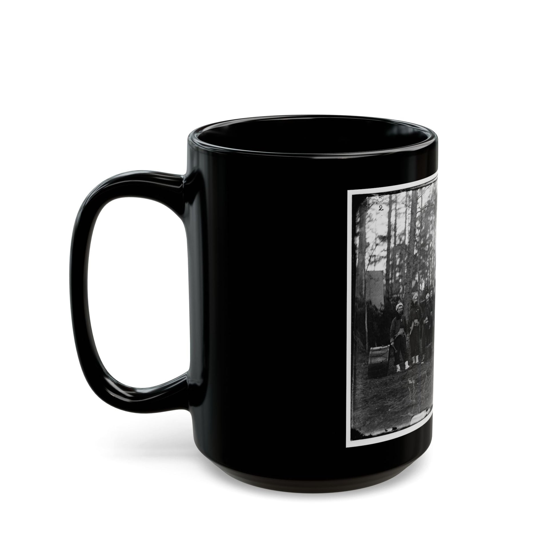 Brandy Station, Va. Band Of The 114th Pennsylvania Infantry (Zouaves) (U.S. Civil War) Black Coffee Mug-The Sticker Space