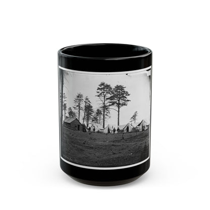 Brandy Station, Va. Chief Engineer's Camp; Another View (U.S. Civil War) Black Coffee Mug