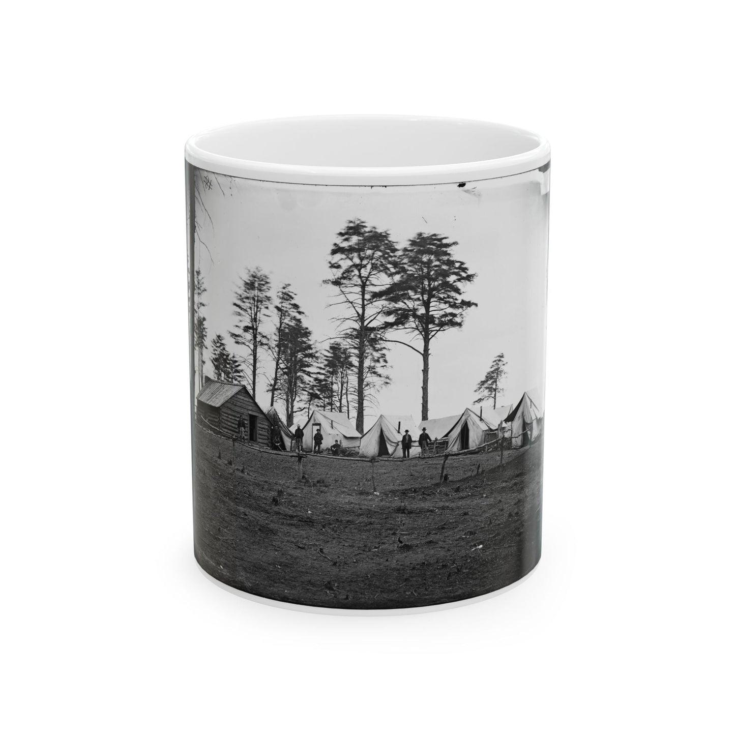 Brandy Station, Va. Chief Engineer's Camp; Another View (U.S. Civil War) White Coffee Mug