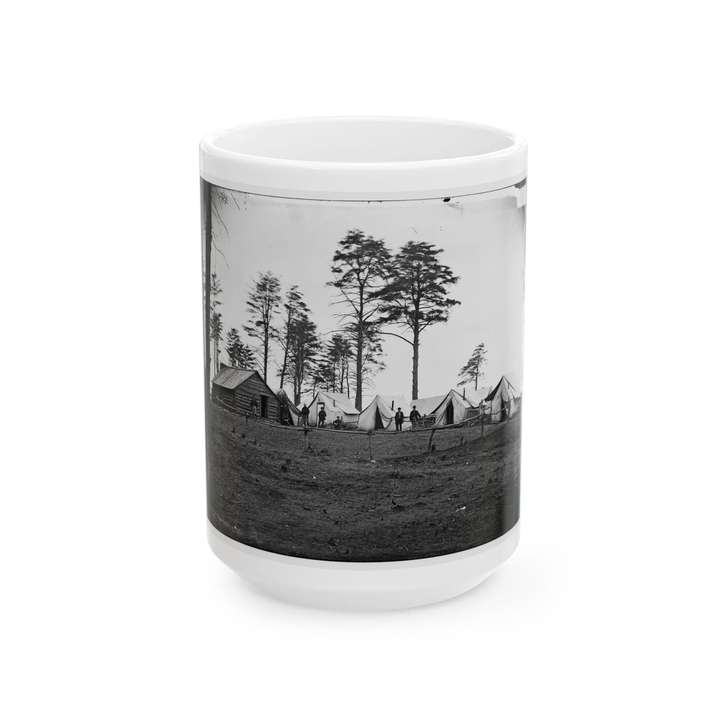 Brandy Station, Va. Chief Engineer's Camp; Another View (U.S. Civil War) White Coffee Mug