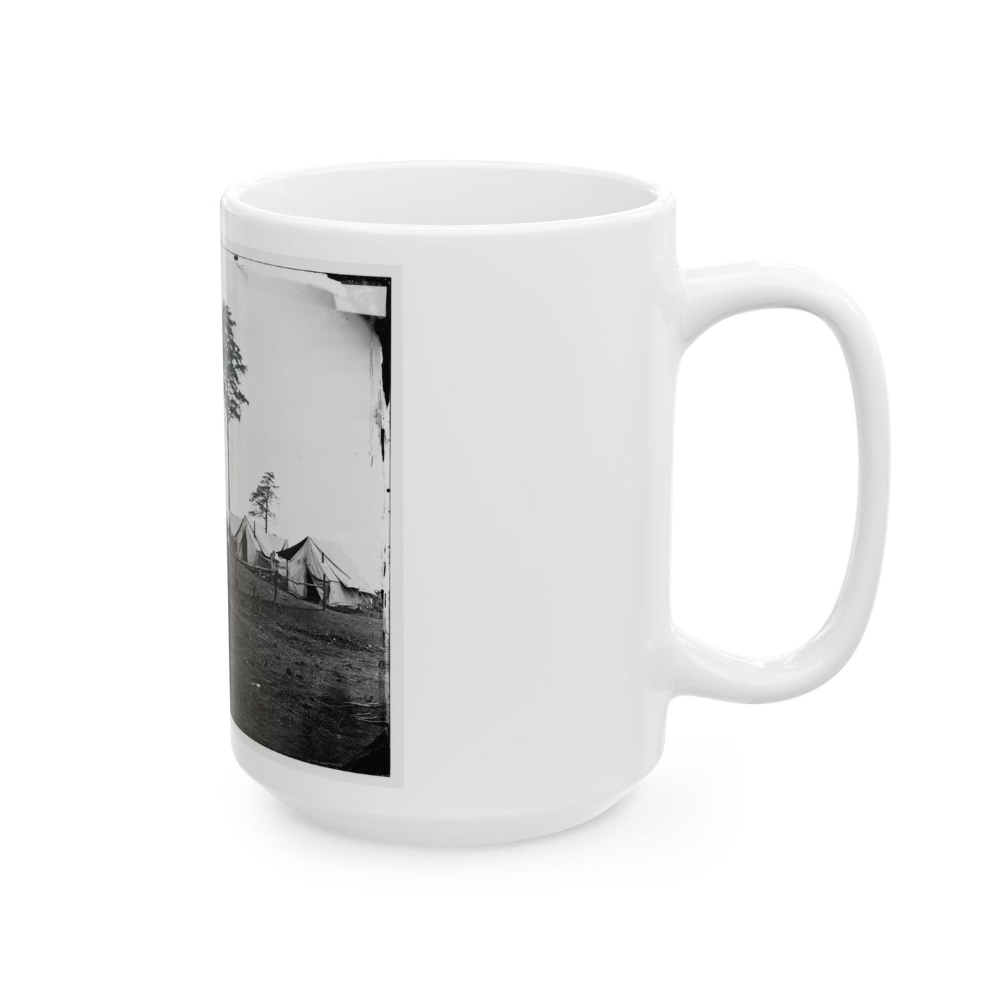 Brandy Station, Va. Chief Engineer's Camp; Another View (U.S. Civil War) White Coffee Mug