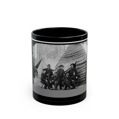 Brandy Station, Va. Clerks At Army Of The Potomac Headquarters (U.S. Civil War) Black Coffee Mug-11oz-The Sticker Space