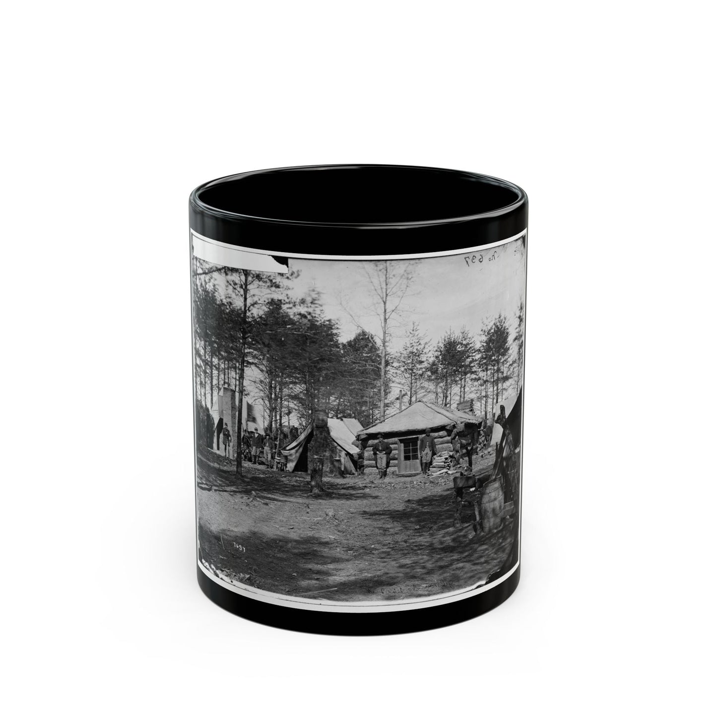 Brandy Station, Va. Headquarters Of 1st Brigade, Horse Artillery (U.S. Civil War) Black Coffee Mug