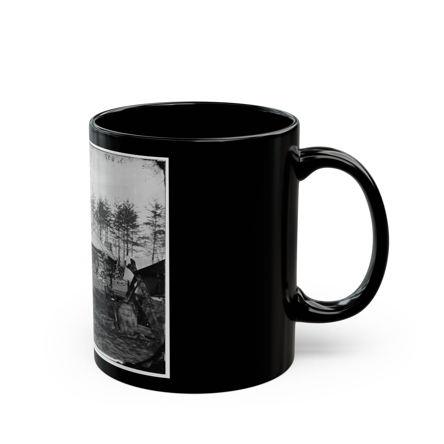 Brandy Station, Va. Headquarters Of 1st Brigade, Horse Artillery (U.S. Civil War) Black Coffee Mug