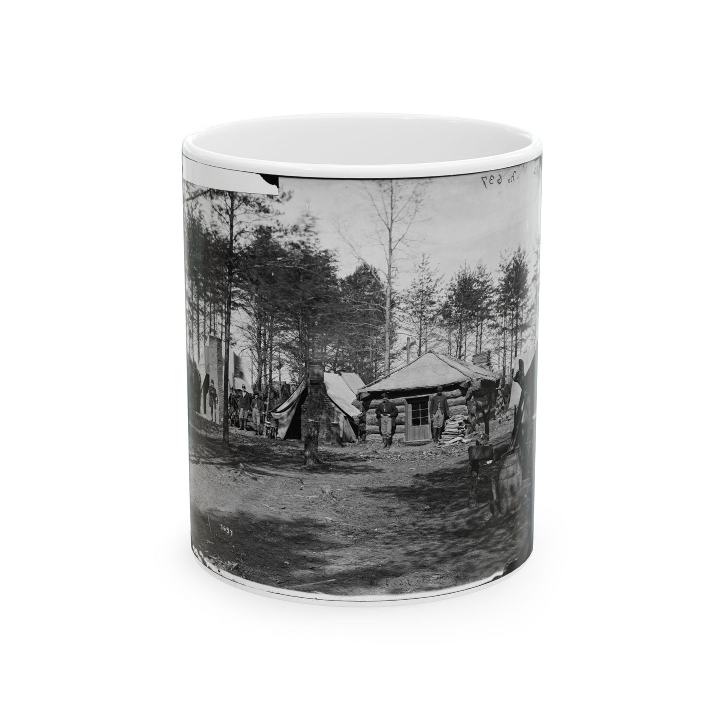 Brandy Station, Va. Headquarters Of 1st Brigade, Horse Artillery (U.S. Civil War) White Coffee Mug