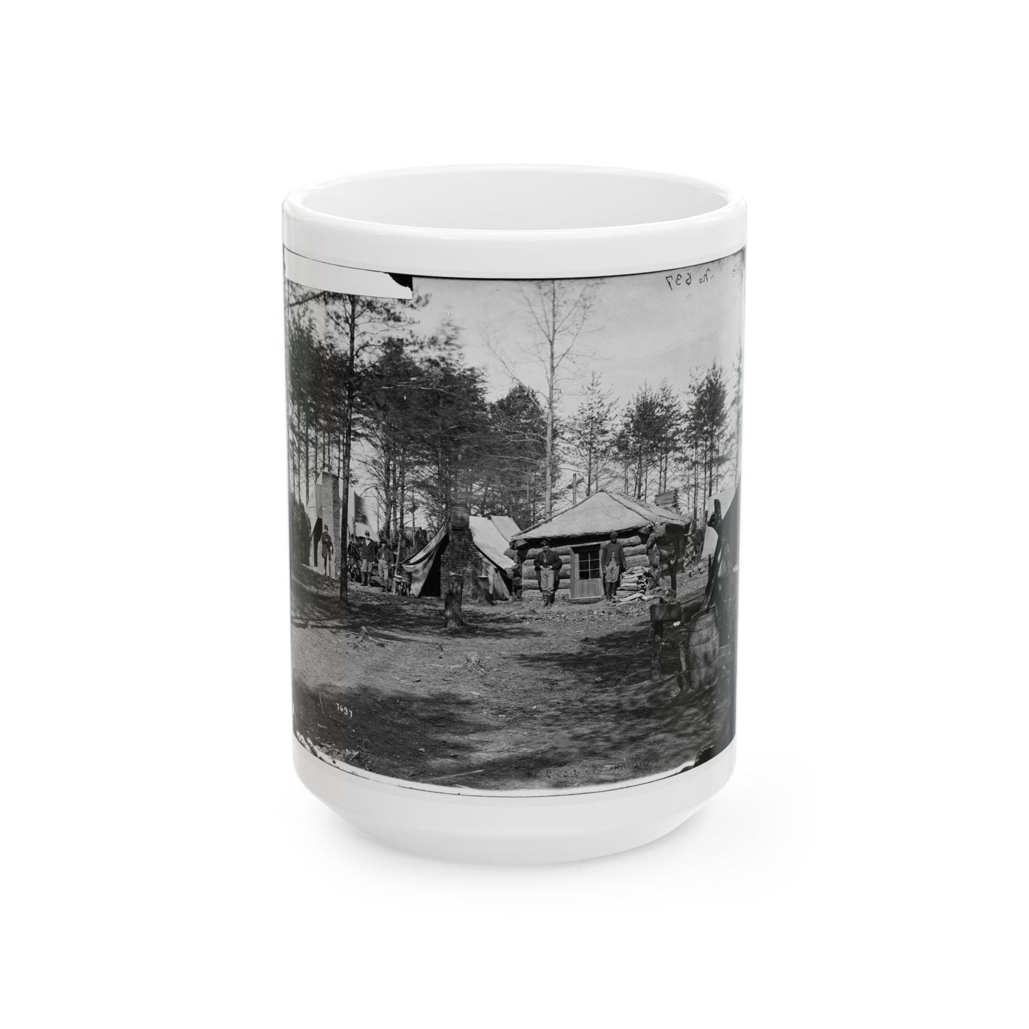 Brandy Station, Va. Headquarters Of 1st Brigade, Horse Artillery (U.S. Civil War) White Coffee Mug