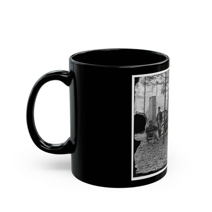 Brandy Station, Va. Officers And A Lady At Headquarters Of 1st Brigade, Horse Artillery (U.S. Civil War) Black Coffee Mug