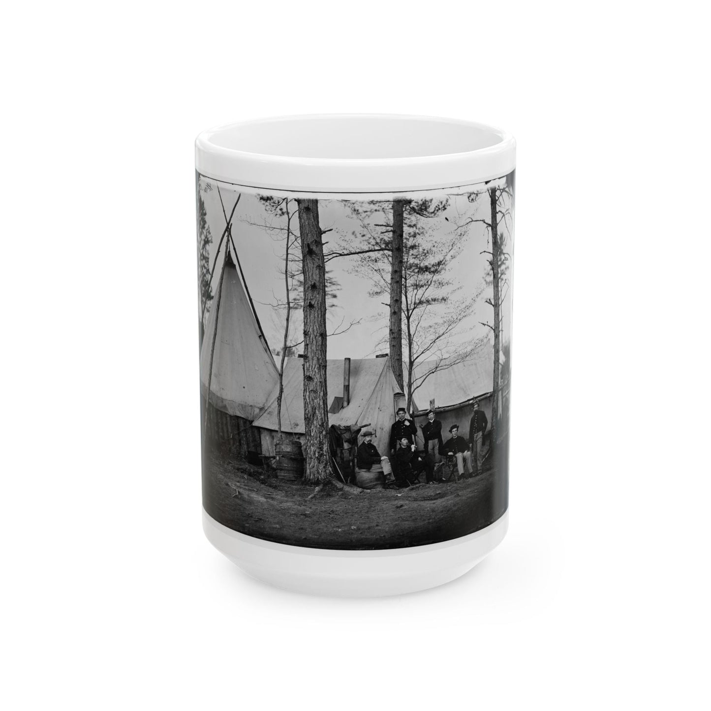 Brandy Station, Va. Provost Marshal Clerks At Army Of The Potomac Headquarters (U.S. Civil War) White Coffee Mug