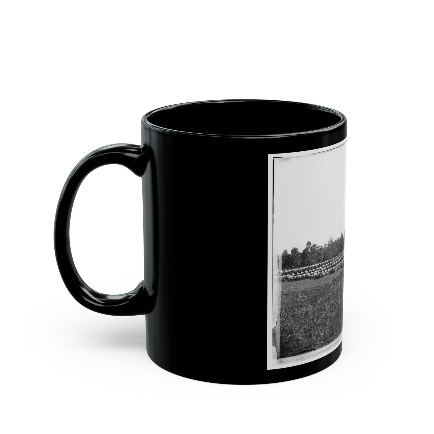 Brandy Station, Va., Vicinity. Large Wagon Park (U.S. Civil War) Black Coffee Mug