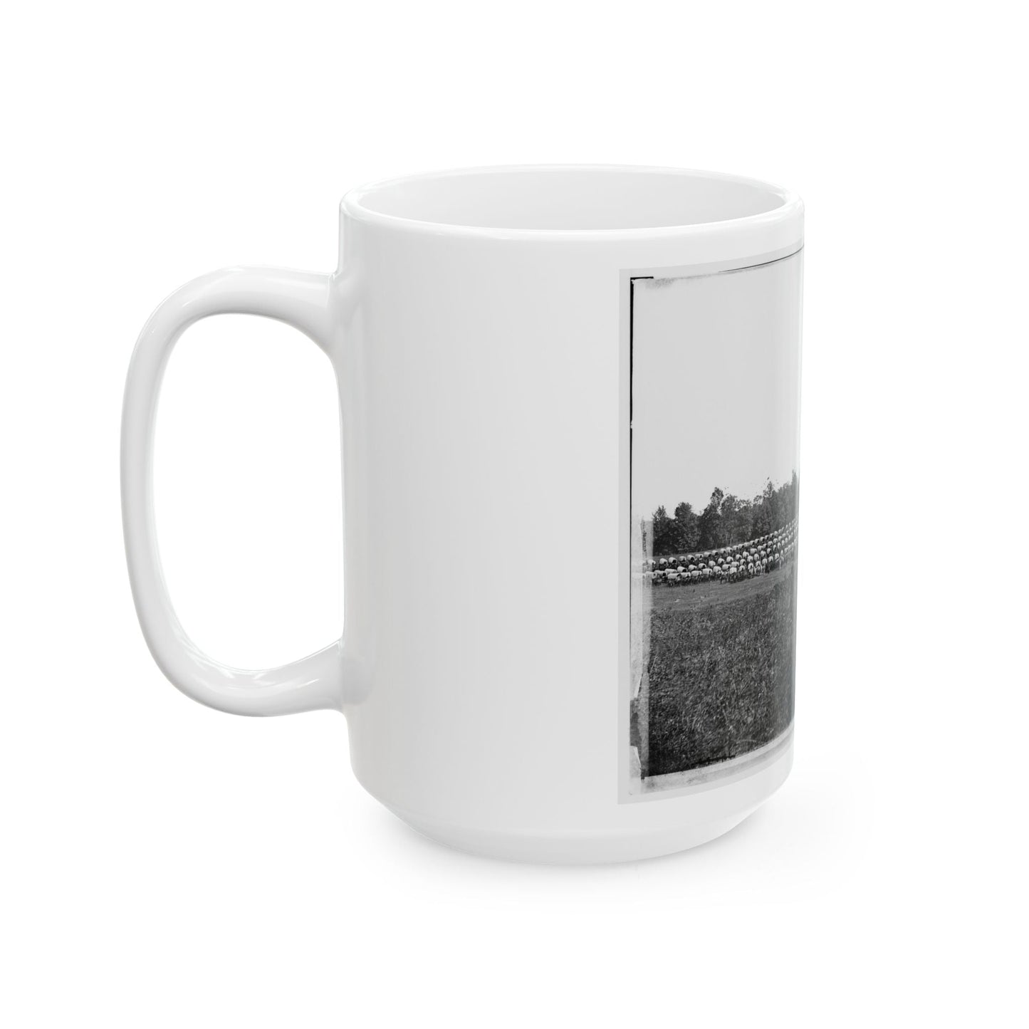 Brandy Station, Va., Vicinity. Large Wagon Park (U.S. Civil War) White Coffee Mug