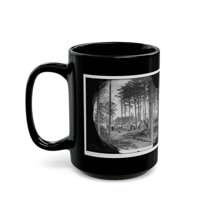 Brandy Station, Va. Winter Quarters Of Telegraphers And Photographers, Army Of The Potomac Headquarters (U.S. Civil War) Black Coffee Mug