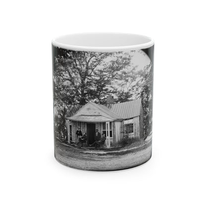 Brandy Station, Virginia . Officers' Quarters (U.S. Civil War) White Coffee Mug-11oz-The Sticker Space