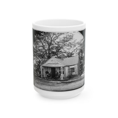 Brandy Station, Virginia . Officers' Quarters (U.S. Civil War) White Coffee Mug-15oz-The Sticker Space