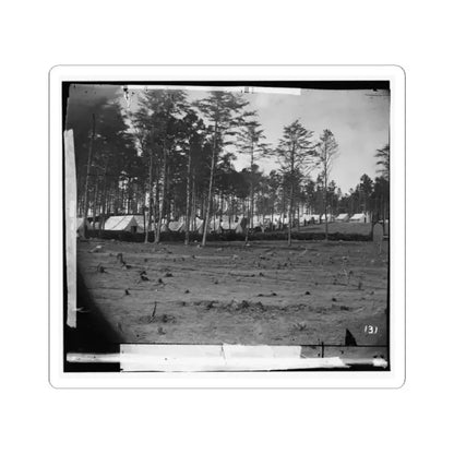Brandy Station, Virginia. Army of the Potomac. Eastern Half of the Camp (U.S. Civil War) STICKER Vinyl Kiss-Cut Decal 2 Inch White - The Sticker Space