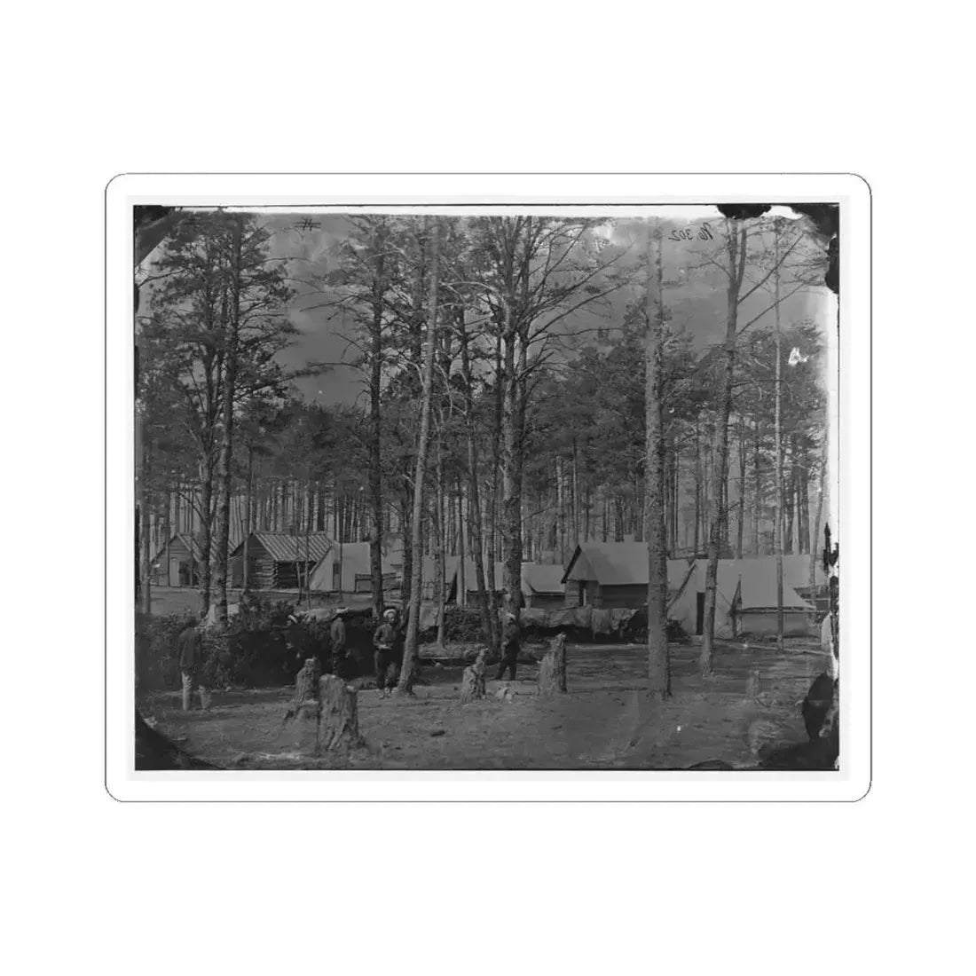 Brandy Station, Virginia. Camp at Headquarters, Army of the Potomac(2) (U.S. Civil War) STICKER Vinyl Kiss-Cut Decal 6 Inch White - The Sticker Space