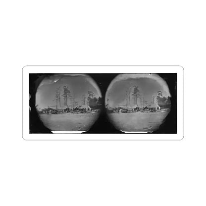 Brandy Station, Virginia. Carpenter, Wheelwright and Harness Shops. Headquarters, Army of the Potomac (U.S. Civil War) STICKER Vinyl Kiss-Cut Decal 2 Inch White - The Sticker Space