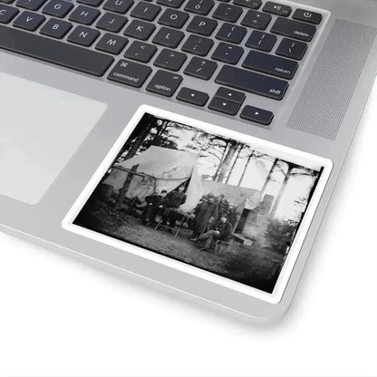 Brandy Station, Virginia. Group of Officers, Headquarters, Army of the Potomac (U.S. Civil War) STICKER Vinyl Kiss-Cut Decal - The Sticker Space