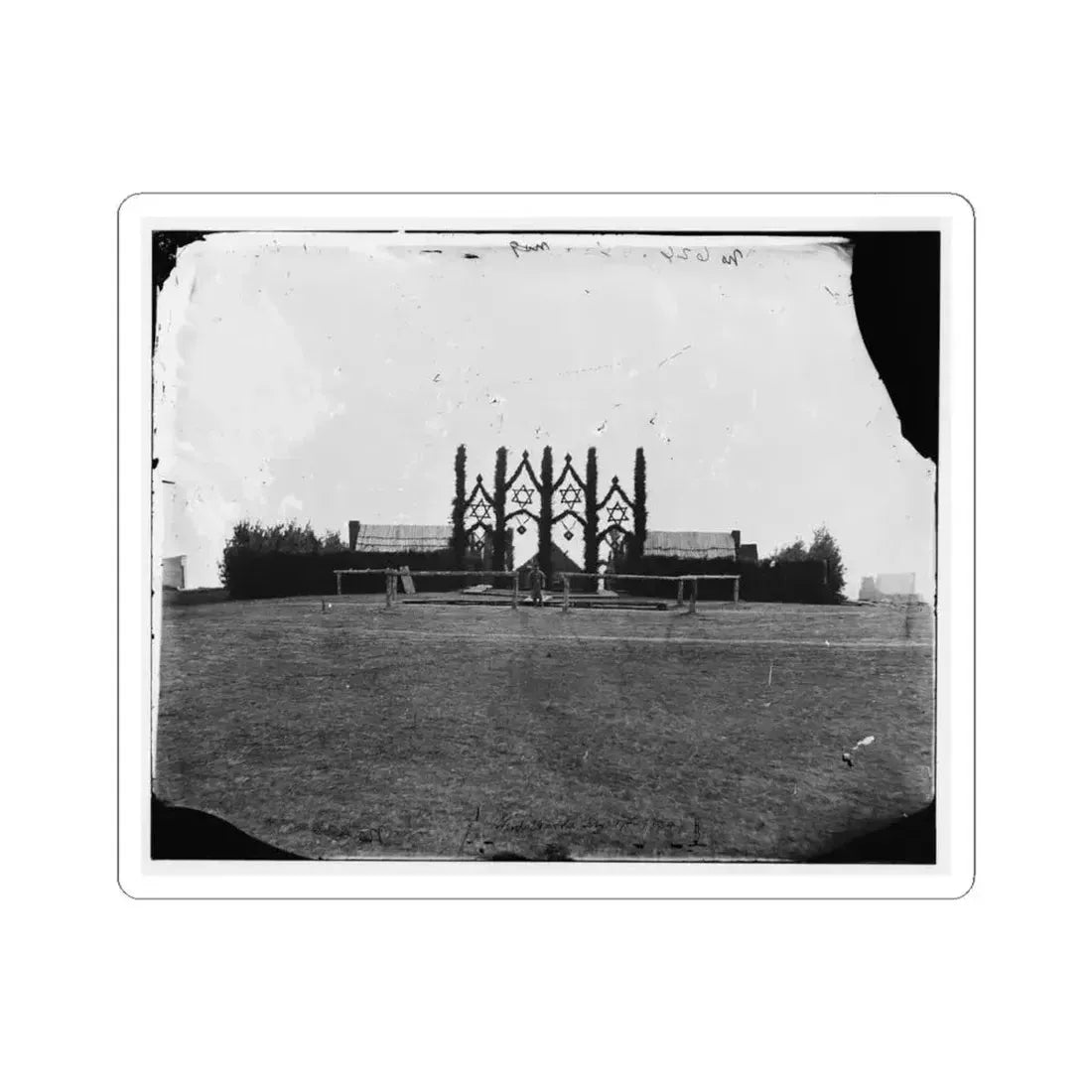 Brandy Station, Virginia. Headquarters of Gen. John Henry Hobart Ward 001 (U.S. Civil War) STICKER Vinyl Kiss-Cut Decal 4 Inch White - The Sticker Space