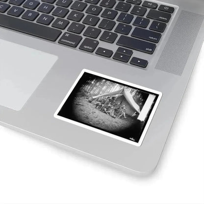 Brandy Station, Virginia. Major William Riddle and Friends. Headquarters, Army of the Potomac (U.S. Civil War) STICKER Vinyl Kiss-Cut Decal - The Sticker Space