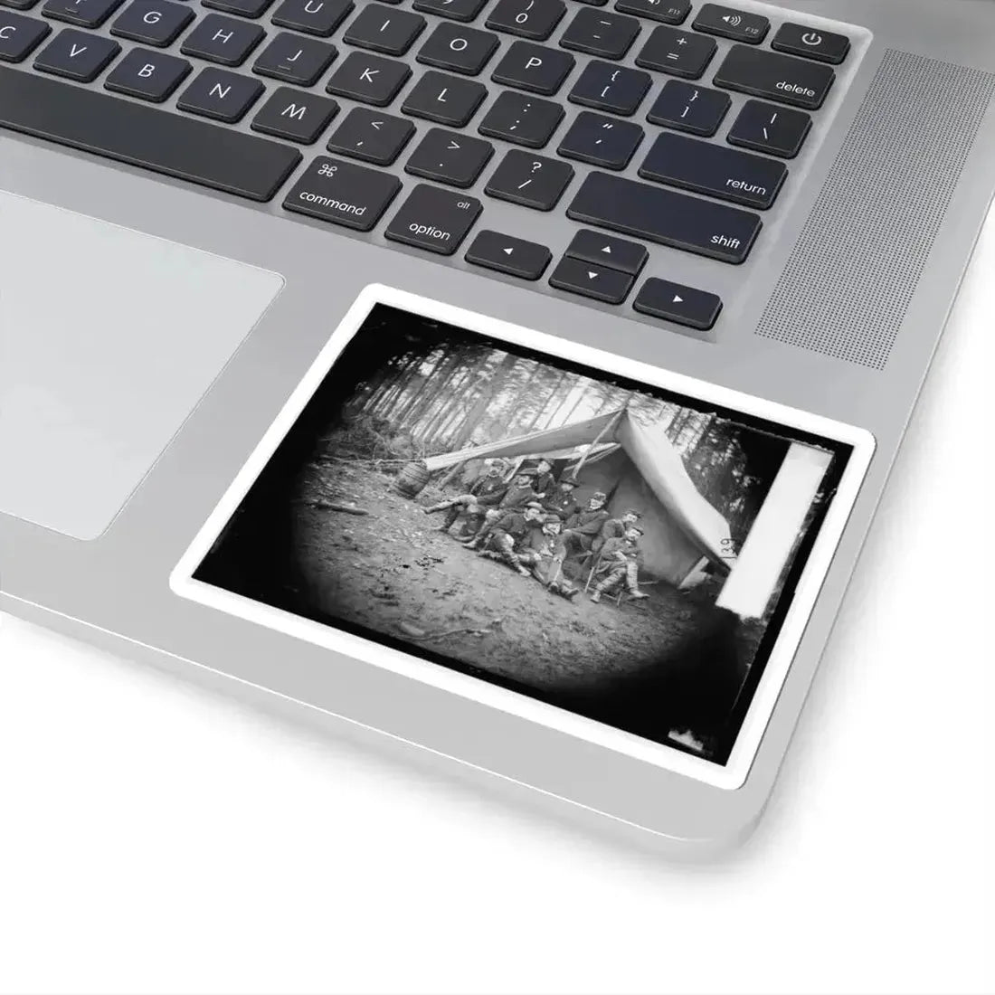 Brandy Station, Virginia. Major William Riddle and Friends. Headquarters, Army of the Potomac (U.S. Civil War) STICKER Vinyl Kiss-Cut Decal - The Sticker Space