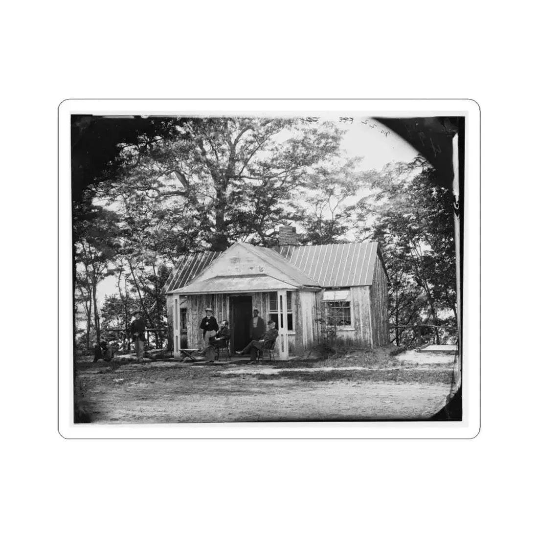 Brandy Station, Virginia . Officers' Quarters (U.S. Civil War) STICKER Vinyl Kiss-Cut Decal 6 Inch White - The Sticker Space